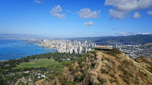 Aerial view of cityscape