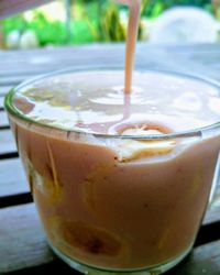 Close-up of drink on table