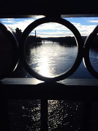 Reflection of clouds in water