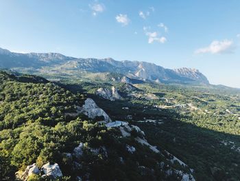 Scenic view of landscape against sky