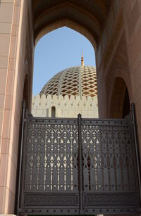 Low angle view of historical building