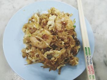 Close-up of food in plate