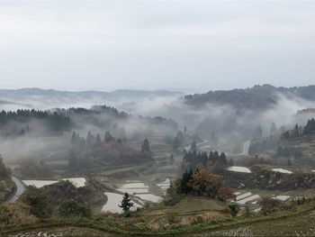 Scenic view of landscape against sky