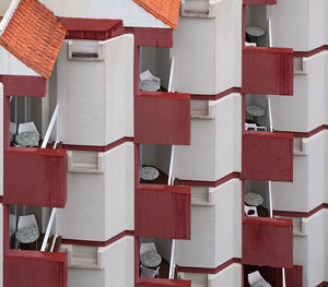 Full frame shot of residential building