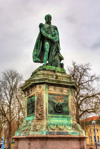 Low angle view of statue