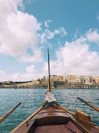 Scenic view of river against sky