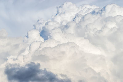 Low angle view of clouds in sky