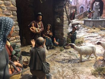 People standing outdoors