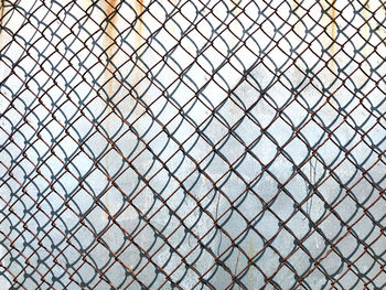 Full frame shot of chainlink fence