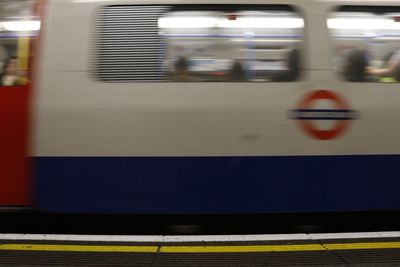 Train at night