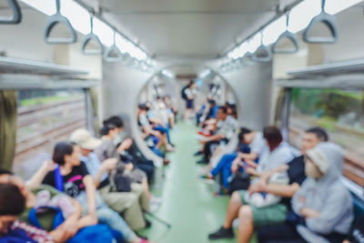 People sitting in bus