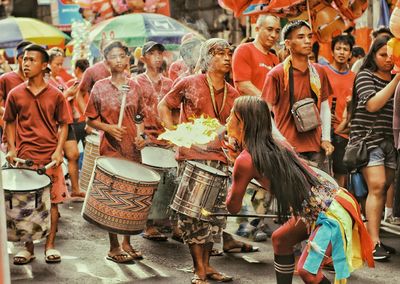 Group of people on the street