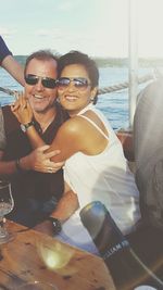 Close-up of woman in bikini