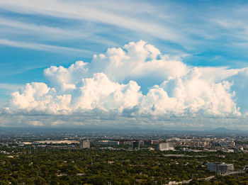 Such great heights - a beautiful cityscape of metro manila, philippines