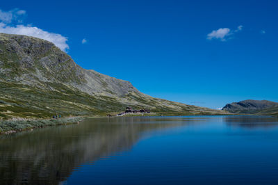 Smuksjøseter fejllstue at lake høvringsvatne, norway