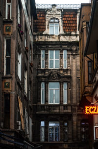 Low angle view of residential building