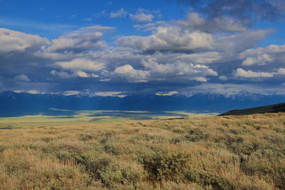 Sunset of the over the madison valley