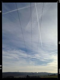 Scenic view of landscape against cloudy sky