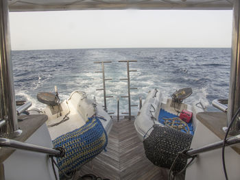 Panoramic view of sea against sky