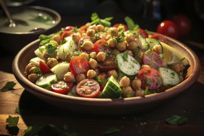 Close-up of food in bowl on table