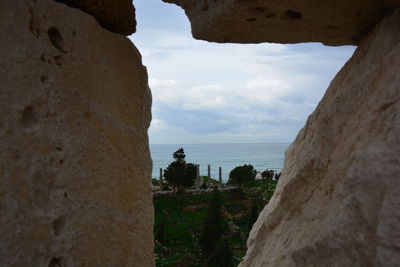 Panoramic view of sea against sky