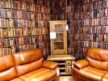 Stack of books in shelf