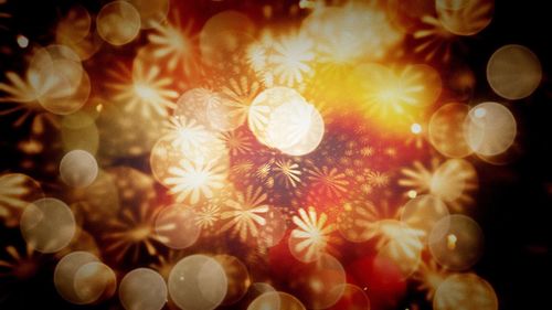 Defocused image of christmas lights
