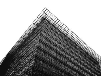 Low angle view of building against clear sky