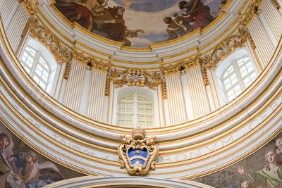 Low angle view of historical building