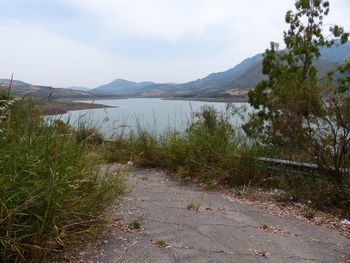 Scenic view of landscape against sky