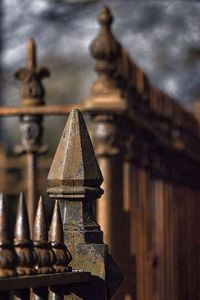 Close-up of temple