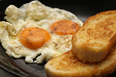 Close-up of breakfast