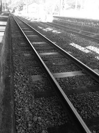 Railroad station platform