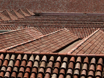 Full frame shot of building roof