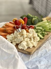 Close-up of vegetables on table