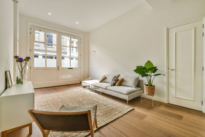 Interior of bedroom at home