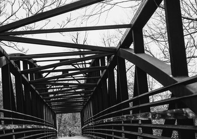 Low angle view of bridge against sky