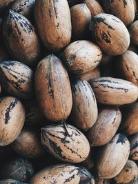 Full frame shot of walnuts for sale