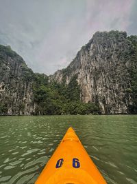 Kayaking in the bay