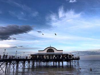 Pier on sea