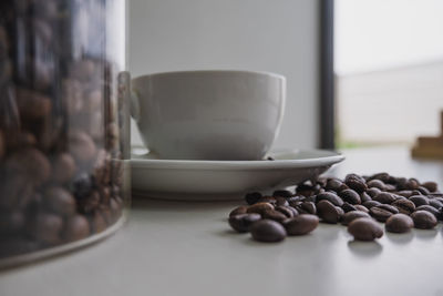 Close-up of coffee beans