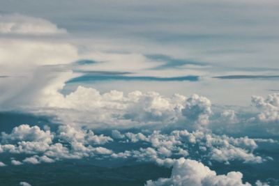 Scenic view of cloudy sky