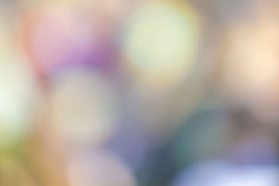 Defocused image of blurred background