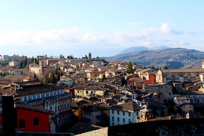Perugia - panorama da via delle prome