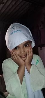 Portrait of cute boy