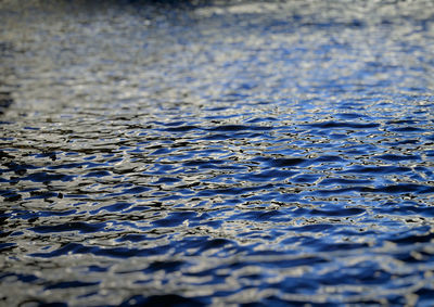 Full frame shot of rippled water