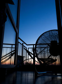 Ferris wheel against clear sky