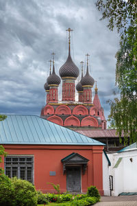 Church of the epiphany in yaroslavl historical center, russia