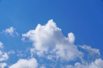 Low angle view of clouds in sky