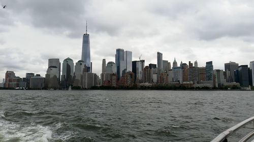 View of city at waterfront